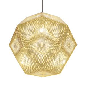 xcelsior, tom dixon, lampa, zelta lampa