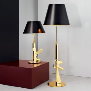 xcelsior, flos, philippe starck, dizaina lampa, gun lamp