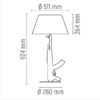 xcelsior, flos, philippe starck, dizaina lampa, gun lamp