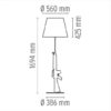 xcelsior, flos, philippe starck, dizaina lampa, gun lamp