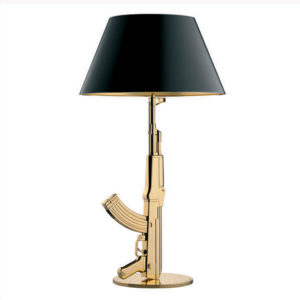 xcelsior, flos, philippe starck, dizaina lampa, gun lamp