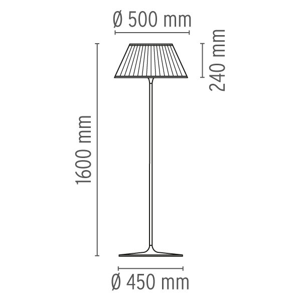 xcelsior, flos, philippe starck, grīdas lampa, dizaina lampa