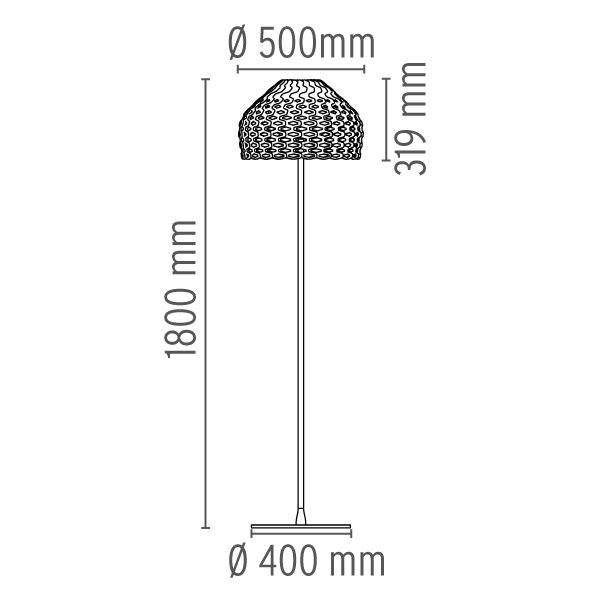 xcelsior, flos, grīdas lampa, dizaina lampa, Patricia Urquiola