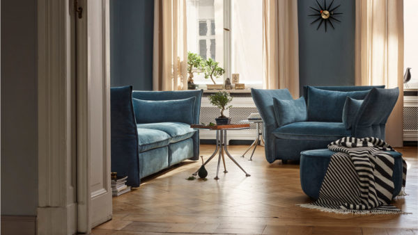 xcelsior, vitra, mariposa sofa, dizaina dīvāns