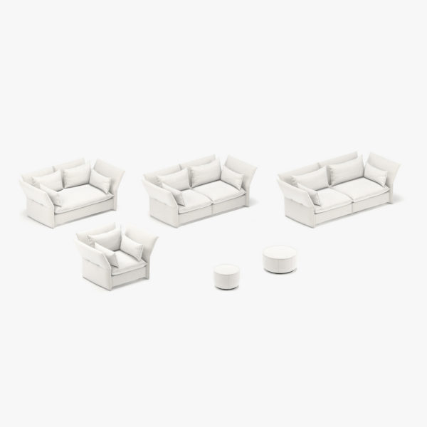 xcelsior, vitra, mariposa sofa, dizaina dīvāns