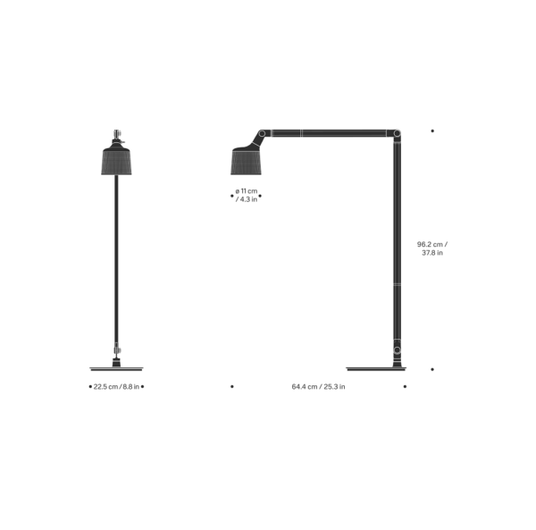 xcelsior, vipp, grīdas lampa